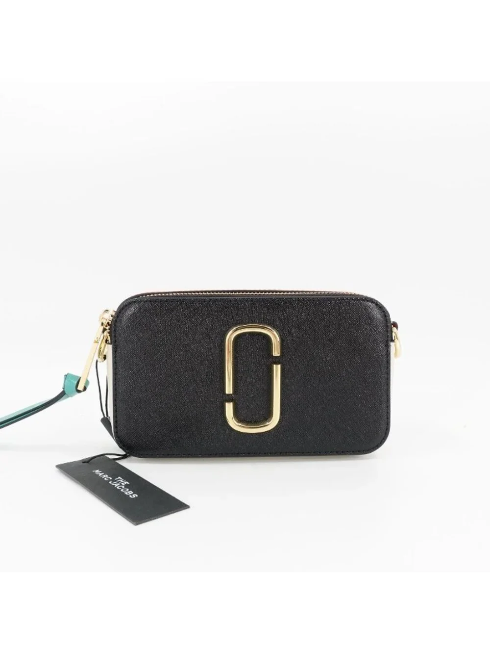 Marc Jacobs Saffiano Small Snapshot Camera Bag Multicolor Black OS